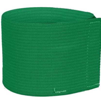 Brassard élastique Velcro vert.