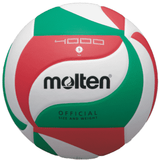 Ballon Volley Molten V5M4000 rouge et vert