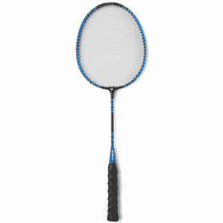 Raquette de badminton avec tige raccourcie pour faciliter les apprentissages et la découverte du badminton, en école primaire et au collège