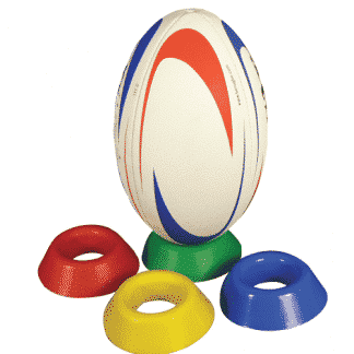 Tee Rugby lesté souple avec un ballon de rugby