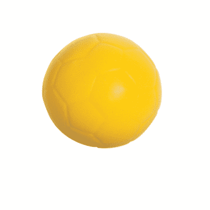 Ballon Football Mousse Haute Densité jaune