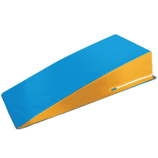 Module Tremplin Mousse Gym bleu et jaune