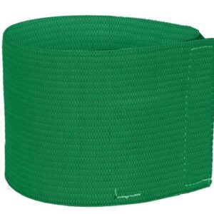 Brassard élastique Velcro vert.