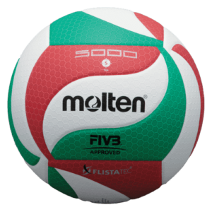 Ballon Volley Molten V5M5000 vert et rouge