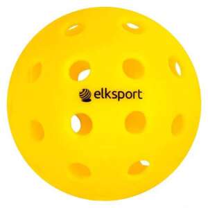 Balle de pickleball pour jouer à l'extérieur de couleur jaune