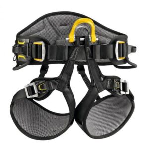 Baudrier d'esscalade Astro Sit Fast Petzl- de couleurs noir et jaune