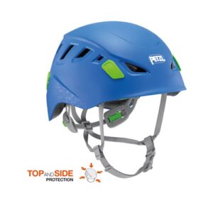 Casque d'escalade Picchu Petzl de couleur bleue