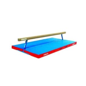 Poutre EPS avec Matelas intégré bleu et rouge