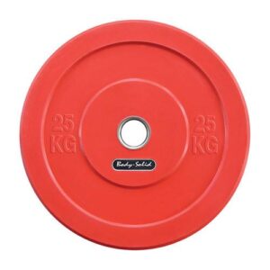 Disque Olympique Bumper Pare-Chocs rouge d e25 kg