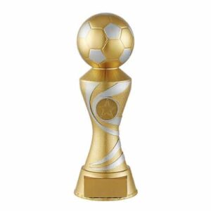 Trophée ballon de foot en or