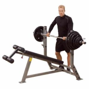 Banc décliné pectoraux olympique BODYSOLID Pro Club line