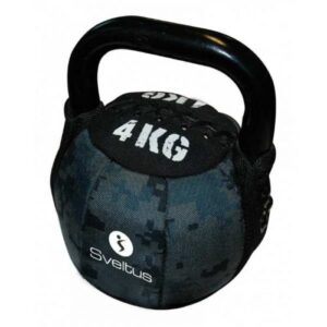 Kettlebell soft de 4 kg de couleur noire