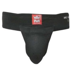 Slip coquille de protection pour sports de combat et gardien de but de handball de couleur noire