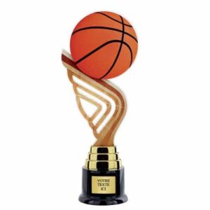 Trophée pour le basket coloré