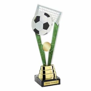 Trophée coloré pour le foot