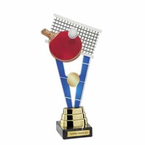 Trophée ping pong coloré