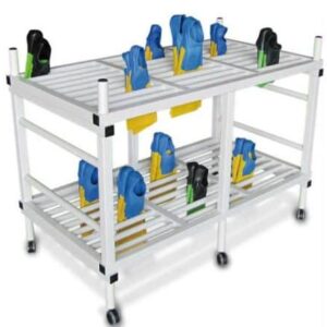 Chariot PVC rangement palmes natation