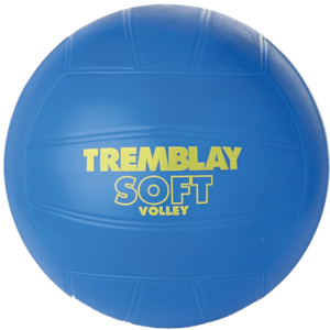 Ballon Volley Initiation Soft PVC bleu