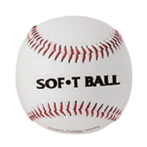 Balle Baseball Soft Cousue