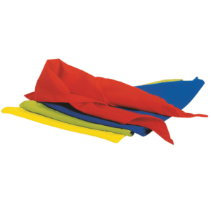 Foulard Nylon rouge bleu et jaune