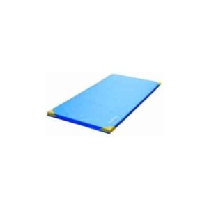 tapis de gym bleu et jaune