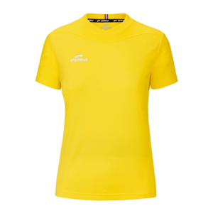 Maillot féminin Eldera Derbya de couleur jaune vue de face