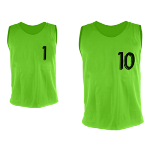 Chasubles ajourées numérotées ECO- Lot de 10- 1 à 10