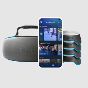 BlazePod pod lumineux connecté pour entraînement réactif et cardio- Kit standard avec 4 pods lumineux