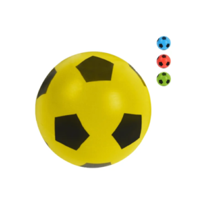 Ballon de football en mousse de 20cm de diamètre pour les jeux de cours et l'initiation au football