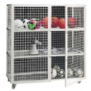 Chariot armoire de rangement roulant- Pour le rangement du matériel de sport