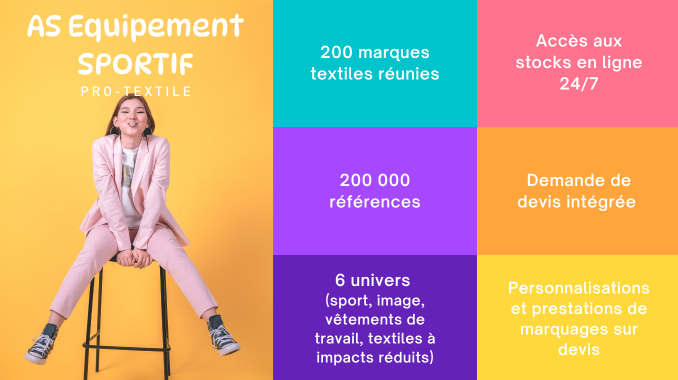 Site internet textile AS Equipement Sportif Pro Textile