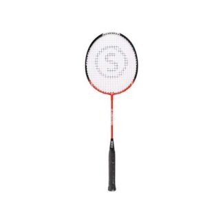 Raquette de badminton junior de couleur noire et rouge en 61cm