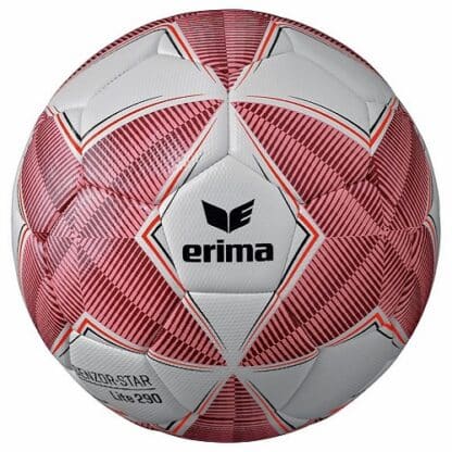 Ballon de football Erima senzor star lite de couleurs rose , rouge et blanche