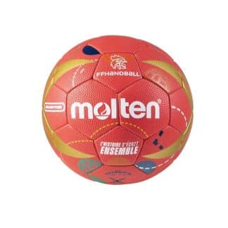 Ballon de handball Select FFHB HX 3400 avec panneaux de couleur rouge