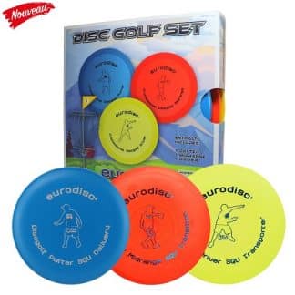 3 disc golf multicolores