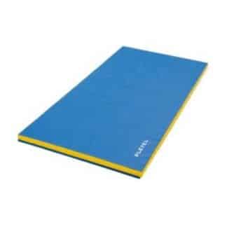 tapis de gymnastique bleu