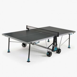Table de tennis de table cornilleau outdoor 300X avec plateau de couleur grise