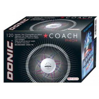 Balle de tennis de table Donic Coach- 1 étoile- Carton de 120 balles