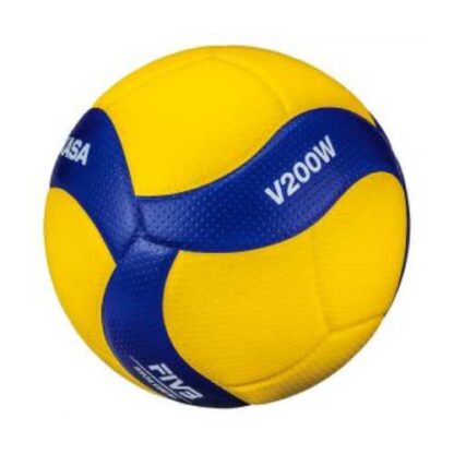 Ballon volley-ball Mikasa V200W jaune et bleu