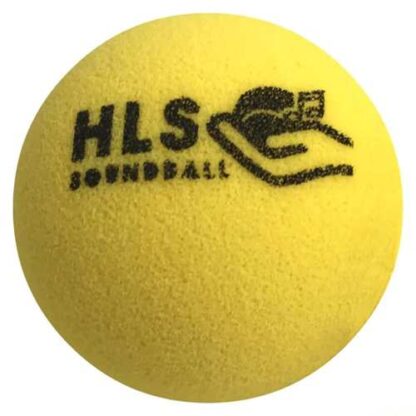Balle de tennis sonore de couleur jaune