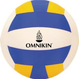 Ballon de volley marque OMNIKIN symbole bleu blanc jaune