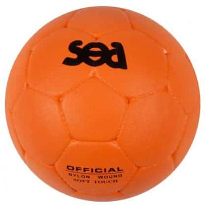 Ballon de handball scolaire cellulaire orange