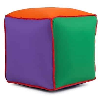 Cube Poull Ball gonflable avec housse multicolore