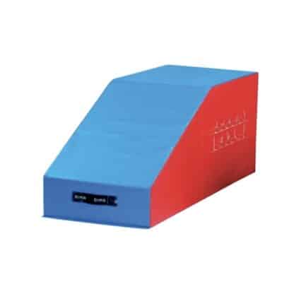 Cassé module gymnastique bleu et rouge