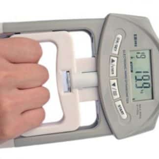 Dynamomètre numérique de mesure et de préhension de couleur grise