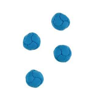 Lot de 4 balles bleues supplémentaires pour jouer au Gabaky