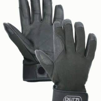 gants noirs Cordex Petzl pour l'escalade