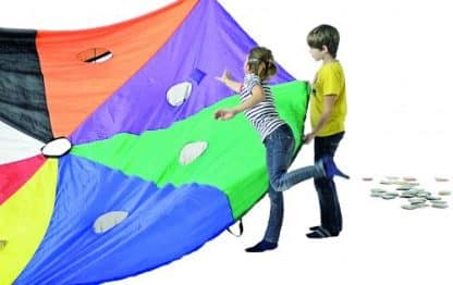 kit parachute nutrimove lancer fille et garçon sachets gris par terre
