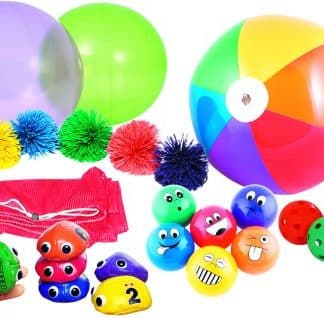 ballons gonflables en plastique, sachets de jeu enfants, boules farfelues couleurs