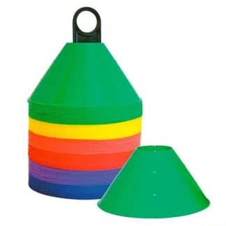 60 balises/cônes de 6 couleurs différentes